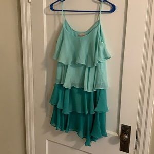 Blue petal dress
